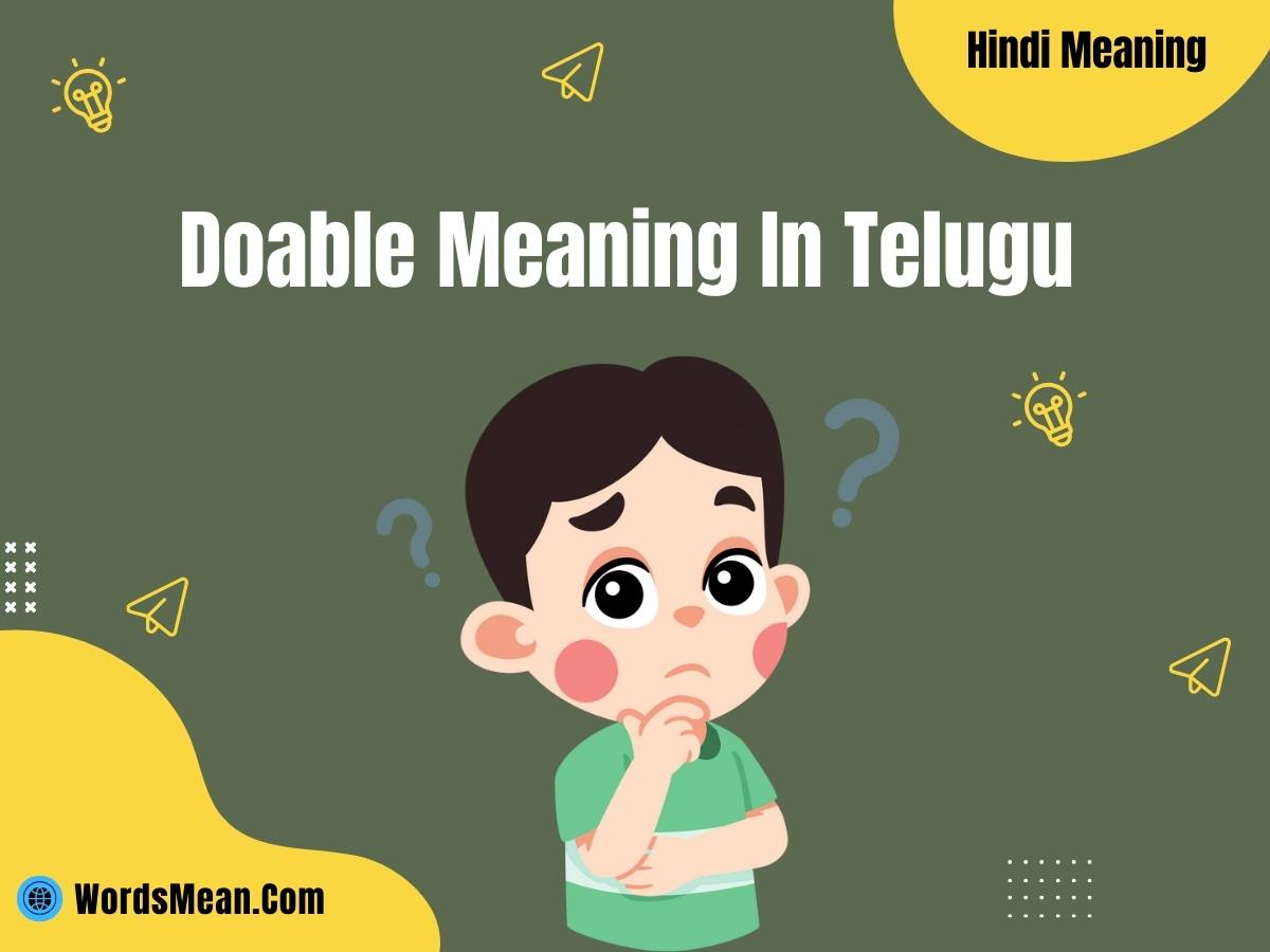 What Is Doable Meaning In Telugu?