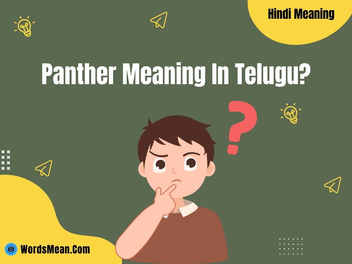 What Is Panther Meaning In Telugu?